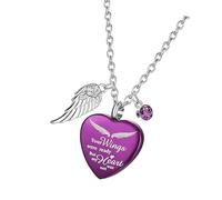 FHGSPQWM Lujoso recuerdo para mascotas, joyería de cremación con diseño de sellado seguro, collar de urna de acero inoxidable para pérdida de cremación