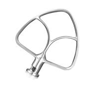 FHGSPQWM Paleta mezcladora de acero inoxidable que ahorra tiempo, accesorios de fijación para soporte de elevación de cuenco de 4.5 a 5 cuartos de galón, repuesto de batidor de acero inoxidable