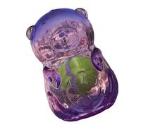 FHGSPQWM Pelota de juguete para perros con forma de oso para masticar y morder para entretener a las mascotas solas, uso doméstico, fugas de alimentos, interiores y exteriores