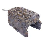 FHGSPQWM Percha de escalada de corteza simulada que ofrece una distribución uniforme del calor para un entorno seguro de jaula de pájaros y termostato automático de relajación