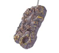 FHGSPQWM Percha de escalada de corteza simulada que ofrece una distribución uniforme del calor para un entorno seguro de jaula de pájaros y termostato automático de relajación