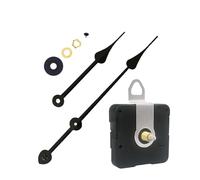 FHGSPQWM Reloj de metal con manecillas y motor silenciosos de cuarzo, mecanismo de repuesto para bricolaje, reparación de relojes, mecanismo silencioso