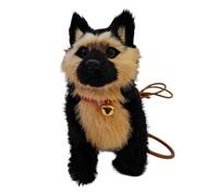 FHGSPQWM Robot eléctrico interactivo de juguete para perros con control de música que camina y canta