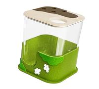 FHGSPQWM Simuladores de comportamiento natural, caja de baño de arena para hámsters con espacio de excavación de profundidad y lado visible para observación, baño de arena, juguete natural para