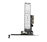FHGSPQWM Solución de almacenamiento PCIe 5.0 a NVMe Expansión de transferencia de datos duro para expansión de escritorio, accesorios de fácil instalación, tarjeta divisora NVMe