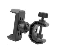 FHGSPQWM Soporte de teléfono con clip para rótula, conectores de rótula, repuesto de cabezal de bola giratorio para teléfono celular, anillos de abrazadera giratorios de luz