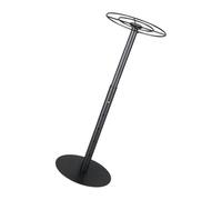 FHGSPQWM Soporte giratorio de acero al carbono de hierro pesado, estantes ajustables para medallas, coleccionables, vitrina colgante de hierro