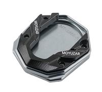 FHGSPQWM Soporte lateral de aleación de aluminio para bicicleta, soporte lateral para scooter, placa ampliadora para Mzmix/MMax2 110p, fácil instalación, almohadilla de extensión ampliadora