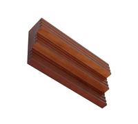 FHGSPQWM Soporte trapezoidal de madera resistente para exhibición de monedas, estructura multicapa, base resistente, perfecto para almacenamiento seguro, estante de exhibición de madera