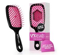FHI HEAT Unbrush Wet & Dry - Cepillo para desenredar el cabello con ventilación, color rosa