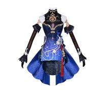FHILECV Disfraz de cosplay de Ganyu de Genshin Impact, conjunto de uniforme para fiesta de Halloween (XXL)