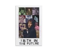 FHILTNMWC Louis Poster Tomlinson Singer - Póster de música vintage enmarcado en lienzo con marco de madera para el hogar, dormitorio, garaje, Art Deco de 30 x 45 cm, estilo sin marco