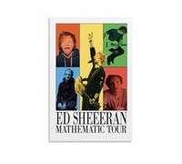 FHILTNMWC Póster Ed Sheeran Singer para portada de álbum de música vintage, pintura para dormitorio, lienzo, arte de pared, estético, decorativo, 30 x 45 cm, estilo sin marco