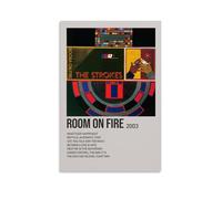 FHILTNMWC Rock Band The Strokes - Póster de música vintage para dormitorio, lienzo decorativo para pared, 40 x 60 cm, estilo sin marco