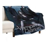 FHILTNMWC The Vampire DiariesTV Series - Manta de franela antibolitas, suave, ligera, de microfibra, cálida y acogedora, adecuada para cama, sala de estar y sofá, 100 x 130 cm
