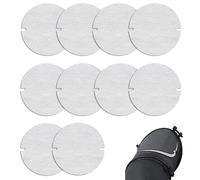 Fhioevt 10 Piezas Junta para Tubo de Estufa 155mm Junta Plana Junta para Tubo de Estufa Resistente al Calor hasta 1200 °C Abertura de Limpieza Junta de Sellado para Amortiguadores de Tubo de Estufa