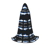 FHIZOAL Capa con capucha de mapa de Honduras para adolescentes, bruja, vampiros, parca, fiestas temáticas, cómics