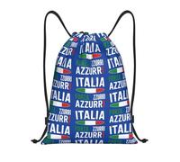 FHIZOAL Come On, Blue Jackets - Mochilas deportivas con cordón, impermeables, ligeras, para yoga, entrenamiento, natación, viajes, Black, S, Casual