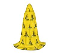 FHIZOAL Dont Tread On Me - Capa con capucha para adolescentes, disfraz de bruja y vampiros para fiestas temáticas, cosplay, carnaval, disfraz de bruja y vampiros