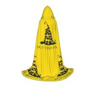 FHIZOAL Dont Tread On Me - Capa con capucha para adolescentes, disfraz de bruja y vampiros para fiestas temáticas, cosplay, carnaval, disfraz de bruja y vampiros