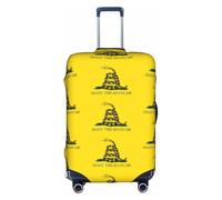 FHIZOAL Dont Tread On Me - Funda elástica antiarañazos, protector de equipaje de viaje, a prueba de polvo, para equipaje de 18 a 32 pulgadas, White, XL, Clásico