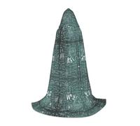 FHIZOAL Formulas Shapes Theory Matemáticas Lección Palabra Halloween Capa con capucha para adolescentes, bruja, vampiros, disfraz de la Parca, fiestas temáticas, Comic Con