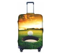 FHIZOAL Funda elástica antiarañazos para equipaje de viaje, a prueba de polvo, para equipaje de 18 a 32 pulgadas, White, M, Clásico
