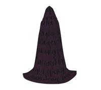 FHIZOAL Good Vibes Only - Capa con capucha de Halloween para adolescentes, bruja, vampiros, disfraz de la parca, fiestas temáticas de cómic con