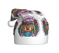 FHIZOAL Gorro decorativo de Navidad para adultos, diseño de mezquita colorida de Estambul, suave, ligero, para fiesta de Año Nuevo, vacaciones