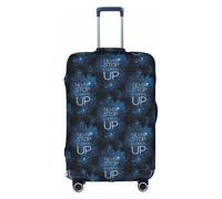 FHIZOAL Looking Up - Funda elástica antiarañazos, protector de equipaje de viaje, a prueba de polvo, para equipaje de 18 a 32 pulgadas, White, M, Clásico