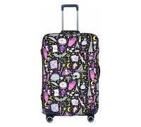 FHIZOAL Magic Witch Witchcraft - Funda elástica antiarañazos, diseño bohemio, protector de equipaje de viaje, a prueba de polvo, para equipaje de 18 a 32 pulgadas, White, S, Clásico