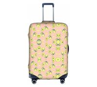 FHIZOAL Many Avocado Images - Funda elástica antiarañazos para maleta, protector de equipaje de viaje, a prueba de polvo, para equipaje de 18 a 32 pulgadas, White, S, Clásico