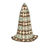 FHIZOAL Roma Italia - Capa con capucha para adolescentes, bruja, vampiros, parca, fiestas temáticas, cómics