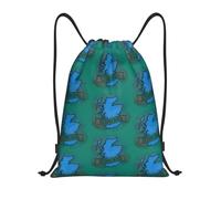 FHIZOAL Scotland Map - Mochilas deportivas con cordón, impermeables, ligeras, para yoga, entrenamiento, natación, viajes, Black, M, Casual
