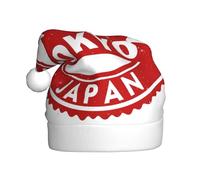 FHIZOAL Tokyo Japan - Sombrero decorativo de Navidad para adultos, suave, ligero, para fiesta de Año Nuevo, vacaciones