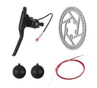 fhjwqronte Componente de Freno de Scooter con batería Palanca de manija de Freno Izquierda, para Gotrax Gxl V2 Apex Pro XL Rival XR Elite Pieza de reparación de Cable de Disco de 110 mm(Set B)