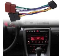 fhjwqronte Conector de audio automotriz Adaptador de arnés cableado 16 pines a Iso, para conector hembra radio estéreo coche para Kenwood, cable repuesto 23x10 mm,