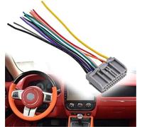fhjwqronte Conector de audio automotriz Coche, para adaptador de arnés cableado para audio estéreo, para Jeep, para Wrangler y Compass Radio CD/DVD Cable 14,6 mm longitud