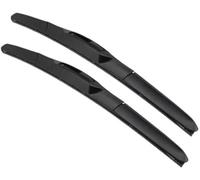 fhjwqronte Hoja deflectora de lluvia para automóviles Limpiaparabrisas Delantero Trasero, para Sx4 S Cross 2013-2018 Parabrisas Ventana Lhd Rhd Coche 26 14(BLACK Left)