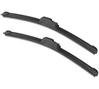 fhjwqronte Hoja deflectora de lluvia para automóviles Limpiaparabrisas delanteros de coche, para Lifan 530, parabrisas para todo el año, ventana 24(BLACK Right Steering)