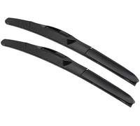 fhjwqronte Hoja deflectora de lluvia para automóviles Limpiaparabrisas delanteros y traseros, para Gx460 2010-2013 Parabrisas Ventana de goma 26 20 Lhd Rhd Accesorios para automóviles Coche