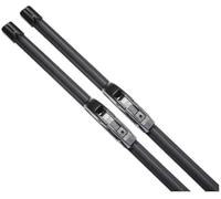 fhjwqronte Hoja deflectora de lluvia para automóviles Limpiaparabrisas delanteros y traseros, para Outlander 2007-2012, cepillos de parabrisas, accesorios de coche, parabrisas(BLACK Style A)