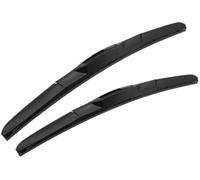 fhjwqronte Hoja deflectora de lluvia para automóviles Limpiaparabrisas delanteros y traseros, para parabrisas CT200H 2011-2017 Lhd Rhd 26 18(BLACK Right)