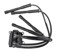 fhjwqronte Juego de bobinas de encendido 8200051128 8200084401 8200025256 0986221036 CE2001712B1 5Da749475761, para Clio 1.2 16V Bobina de encendido del coche unidad de servicio de bobina del