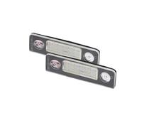 fhjwqronte Lámpara de placa matrícula blanca, for Skoda, Octavia, II 2009-2012, Roomster 5J 2006-2010, 2 uds Luz LED para matrícula de coche