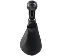 fhjwqronte Reemplazo de la perilla de cambio autom Cubierta de la perilla de cambio de marchas manual, para Seat Ibiza Iv 6J 2009-2017 Interior de coche de repuesto de plástico de cuero negro