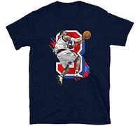 FHKQMLFQ Allen Iverson Philadelphia Sixers Tshirts Camisetas y Tops The Answer Sizes Navy(Large)