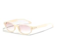 FHKQMLFQ Oval para Hombres Mujeres Gafas de Sunglasses Sombras Gafas de Sunglasses Men Glasses Female UV400