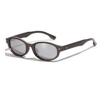 FHKQMLFQ Oval para Hombres Mujeres Gafas de Sunglasses Sombras Gafas de Sunglasses Men Glasses Female UV400