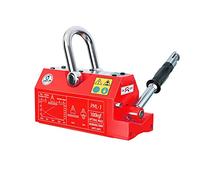 FHRKA Elevador magnético de Acero con imán de elevación de Alta Resistencia de Hierro de neodimio - Capacidad, Mecanismo de liberación para Bloques de Hierro y tableros de Acero (Ed 1320LB)